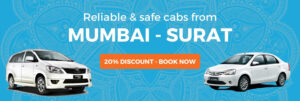 Mumbai to Surat by Road: Cab Fare (₹3499), Distance & Time with Payal Cab